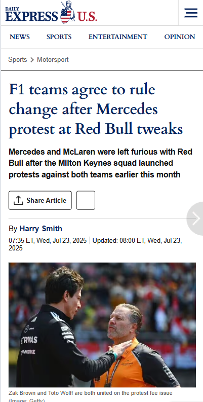 Red Bull vs. Mercedes: Protest Drama Heats Up