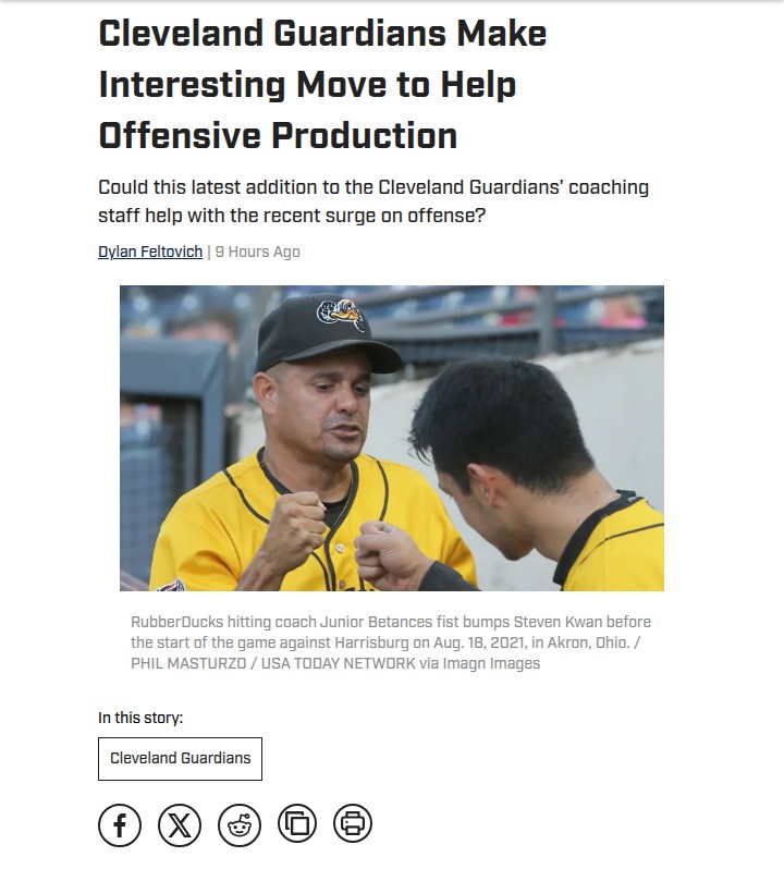 Guardians’ Secret Weapon: Betances Boosts Bats