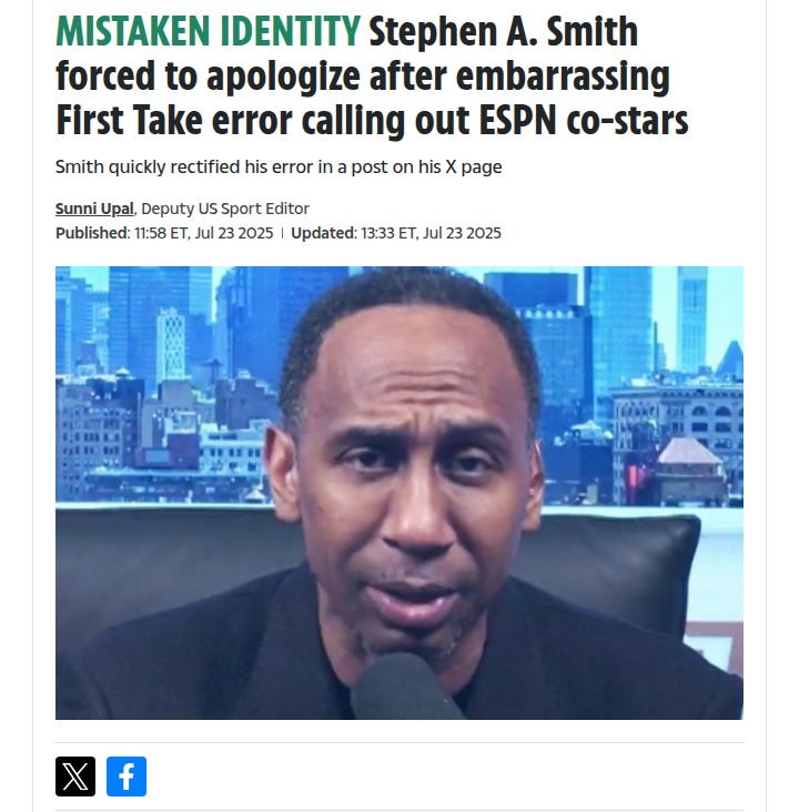 Stephen A. Mixes Up Riddick—Fans React!