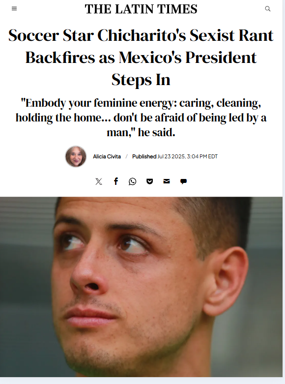 Chicharito’s Comments Ignite Major Backlash