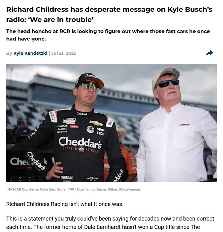 Childress Hits Panic Button on Rowdy’s Radio
