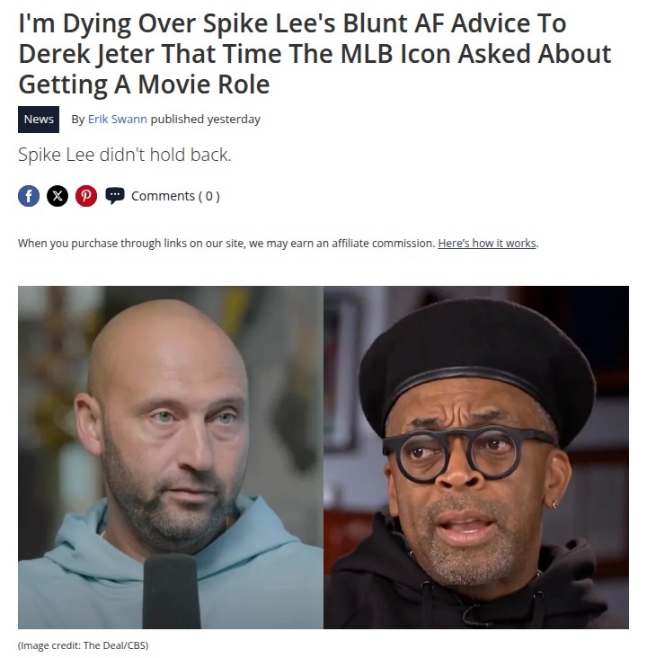 Spike Lee’s Savage Clapback to Jeter 😂