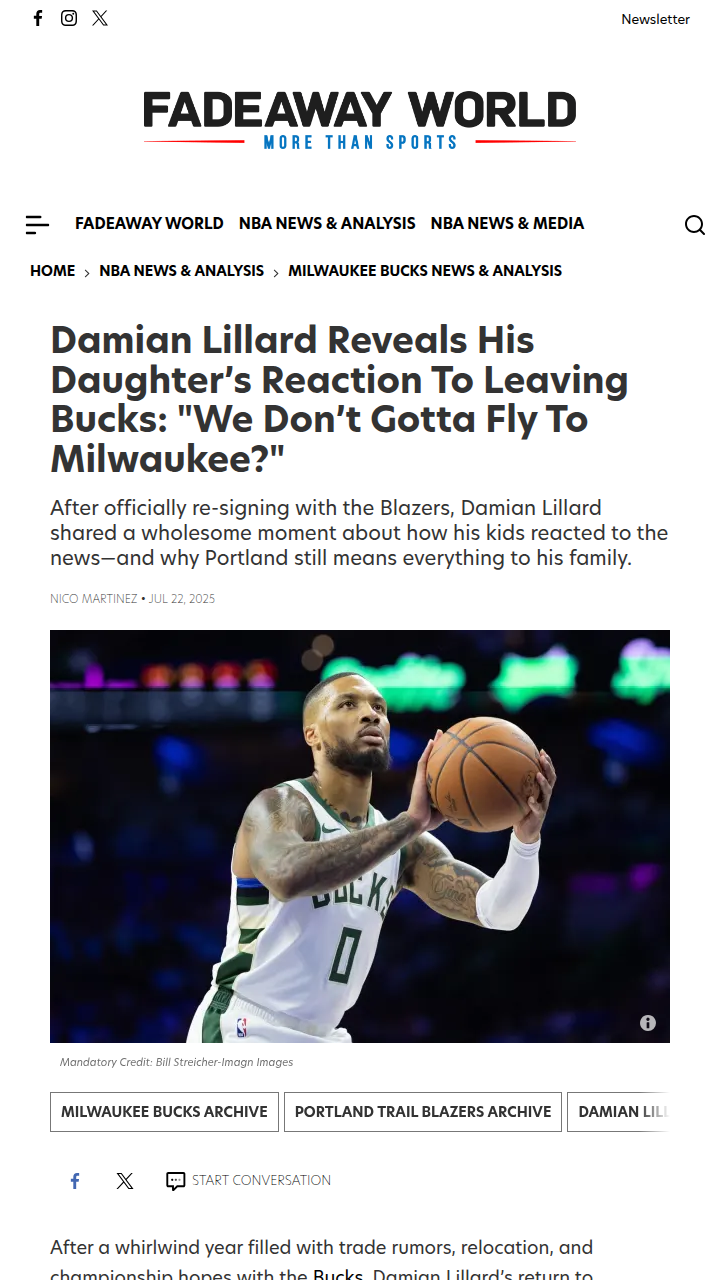 Lillard’s return means more than basketball