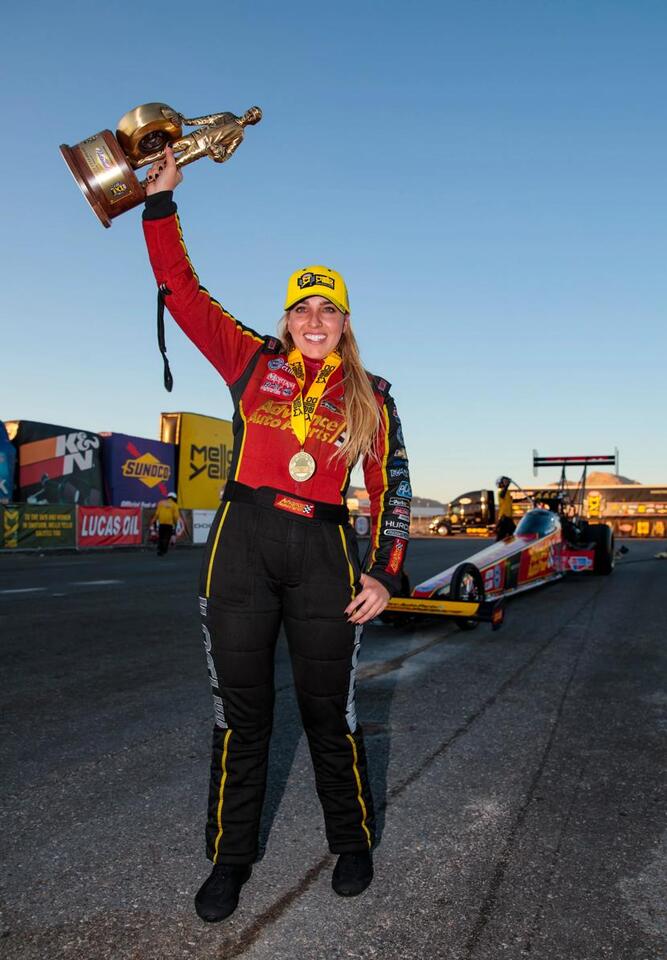 Brittany Force Blasts NHRA Speed Record!