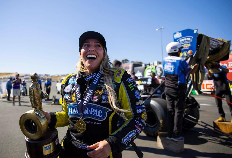 Brittany Force Blasts NHRA Speed Record!