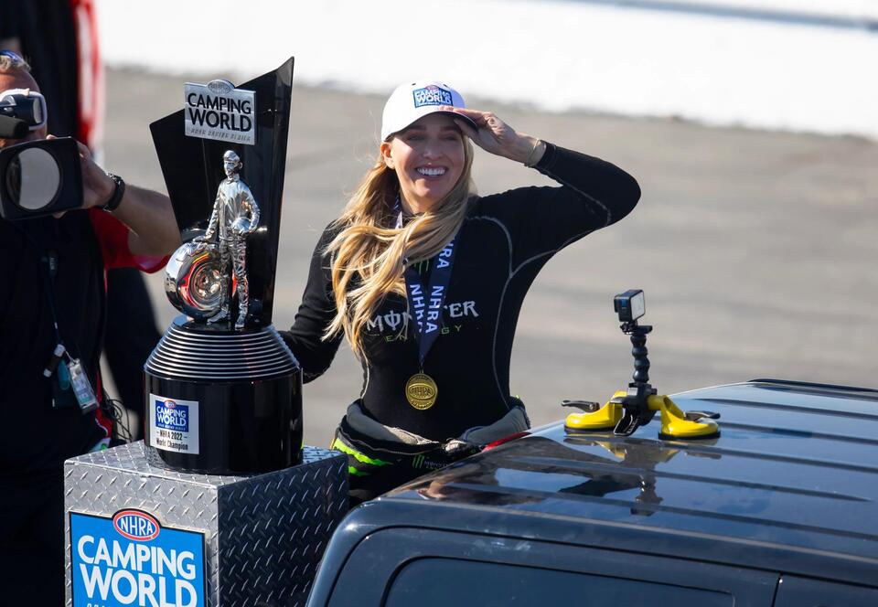 Brittany Force Blasts NHRA Speed Record!