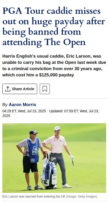 Caddie Larson’s Open Ban: Fair or Foul?