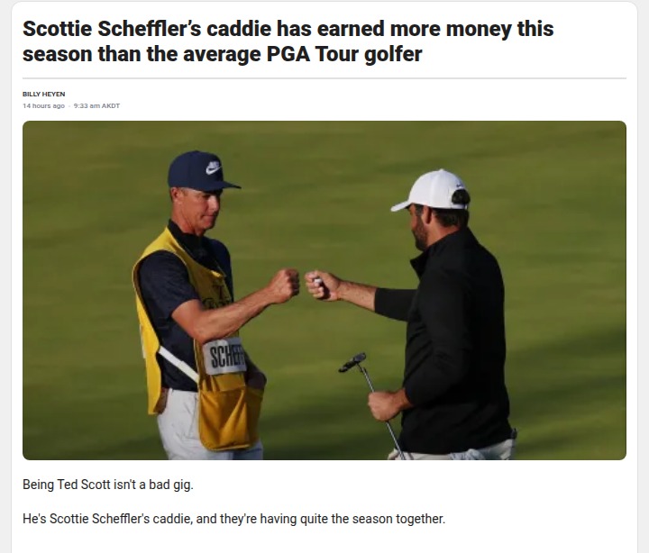 Scheffler & Ted Scott: Golf’s Power Duo?