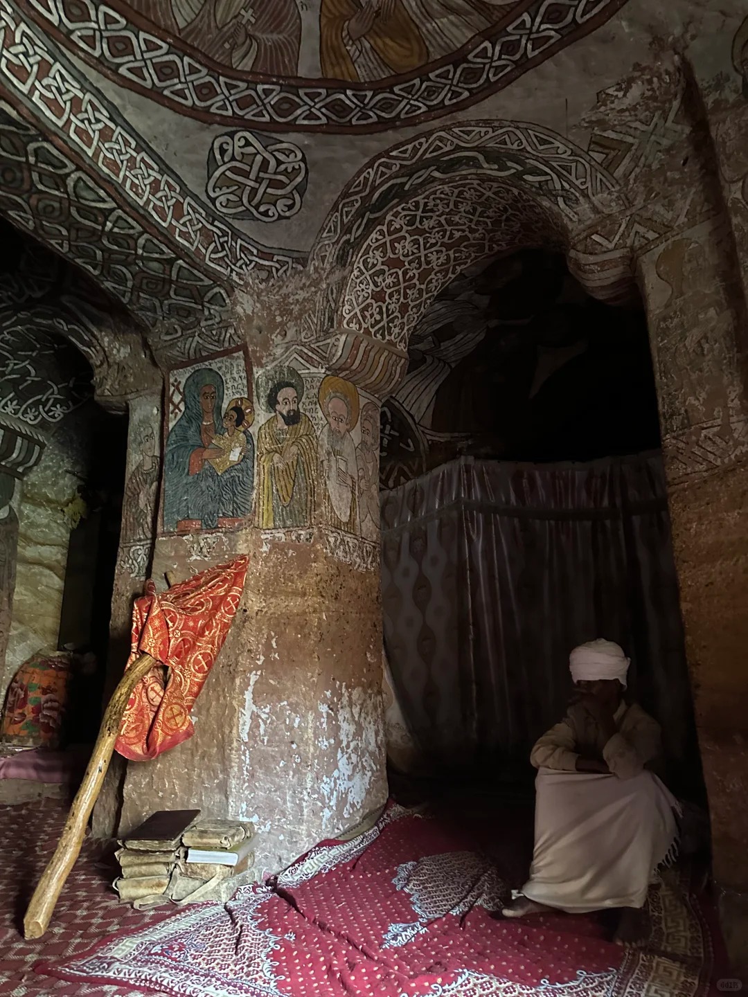 A church you can only reach by climbing barefoot and hands-only