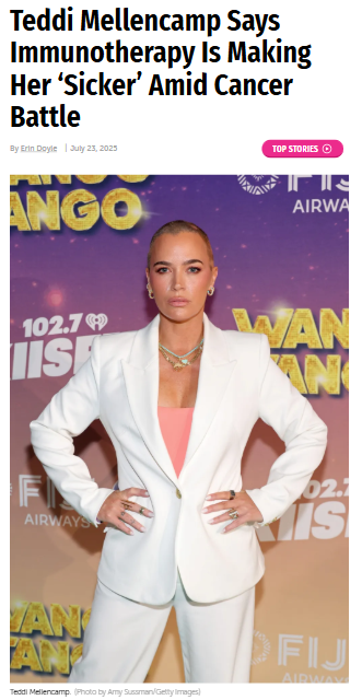 Teddi Mellencamp Gets Real About Cancer Fight