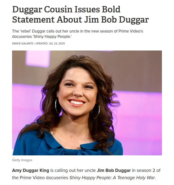 Amy Duggar King Throws Shade at Jim Bob 😲