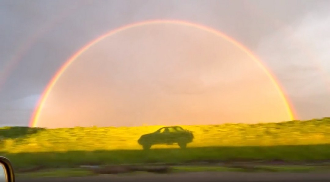 Best Car Photo & Trip EVER! This Rainbow Felt Like God's Sign