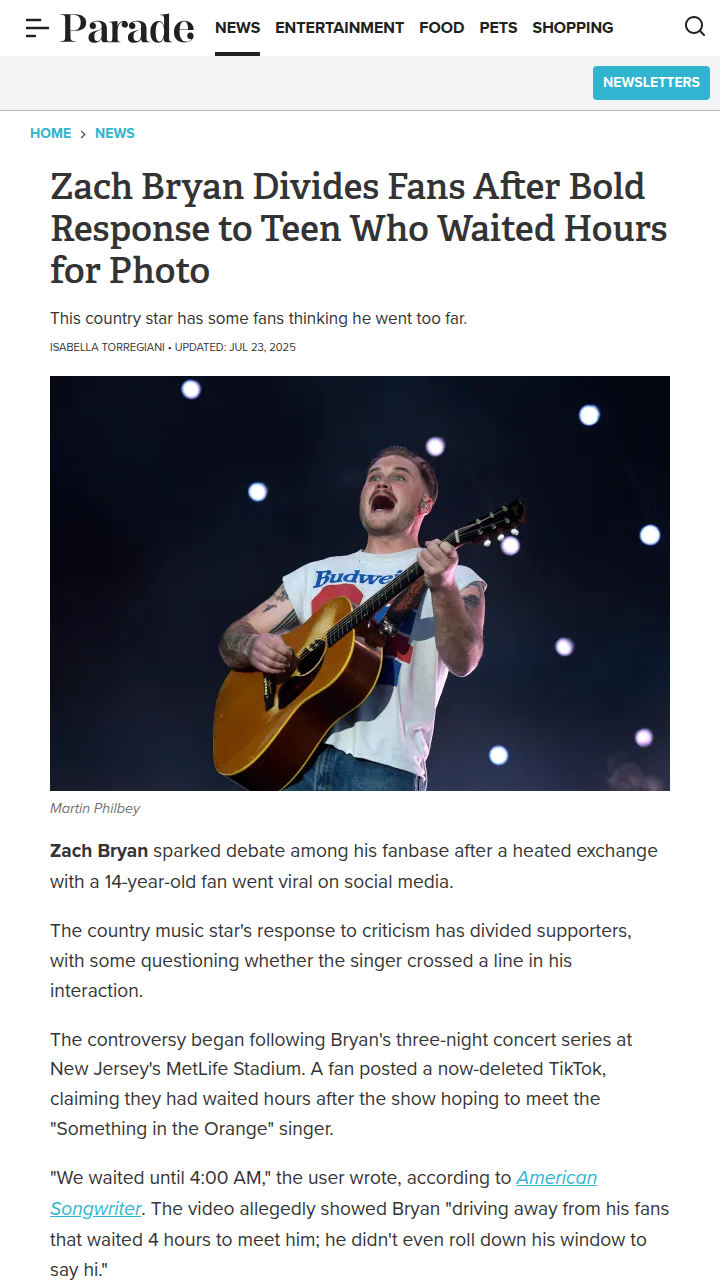 Zach Bryan’s Clapback Sparks Fandom Split 🤔