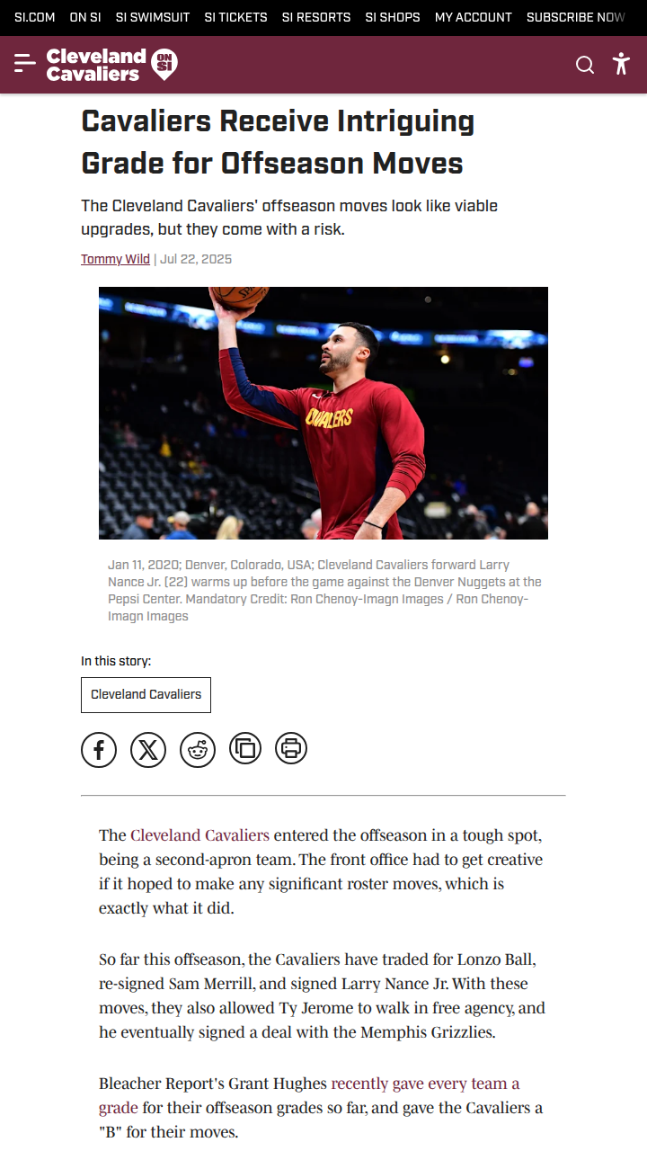 Cavs’ bold offseason moves spark debate