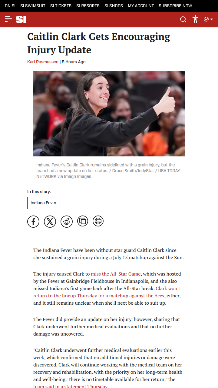 Caitlin Clark Injury Update: Good News Ahead?