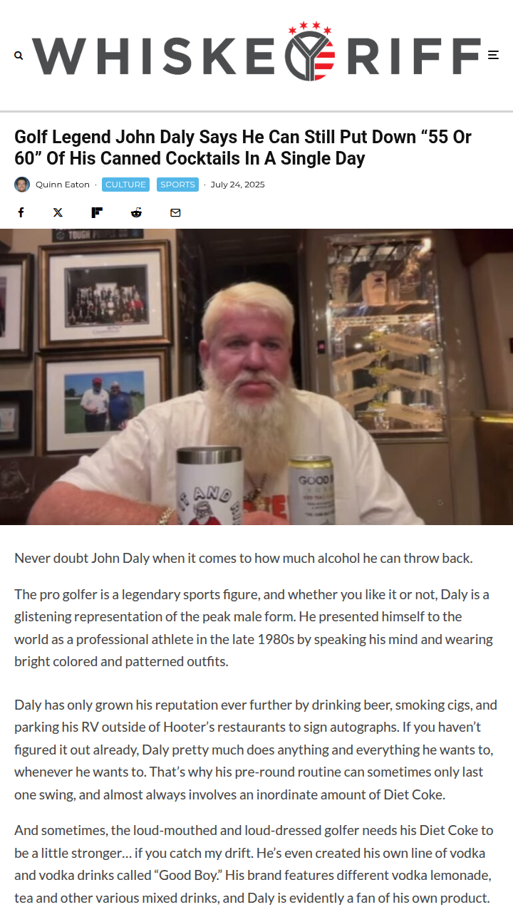 Daly’s 60-Can Day: Legend or Lunacy?