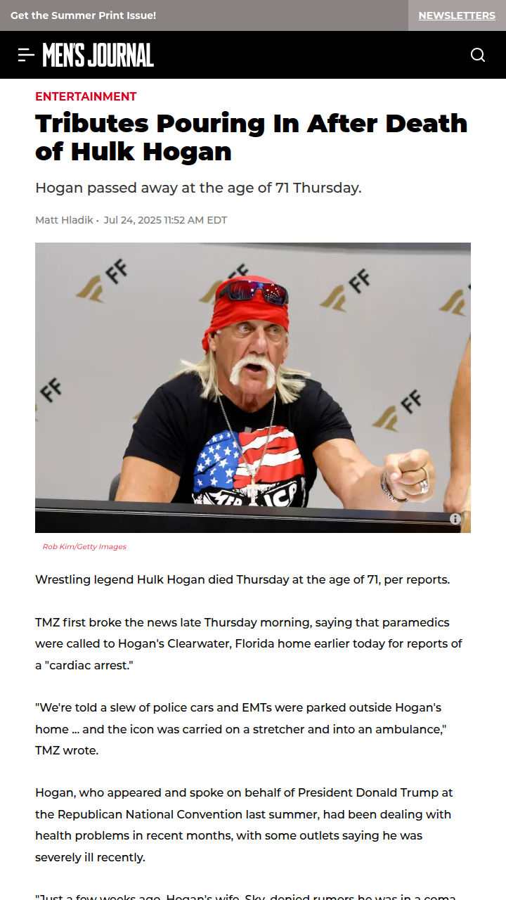 Remembering The Hulkster: End of an Era