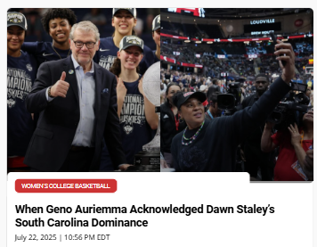 Geno Tips His Hat to Staley’s Gamecocks
