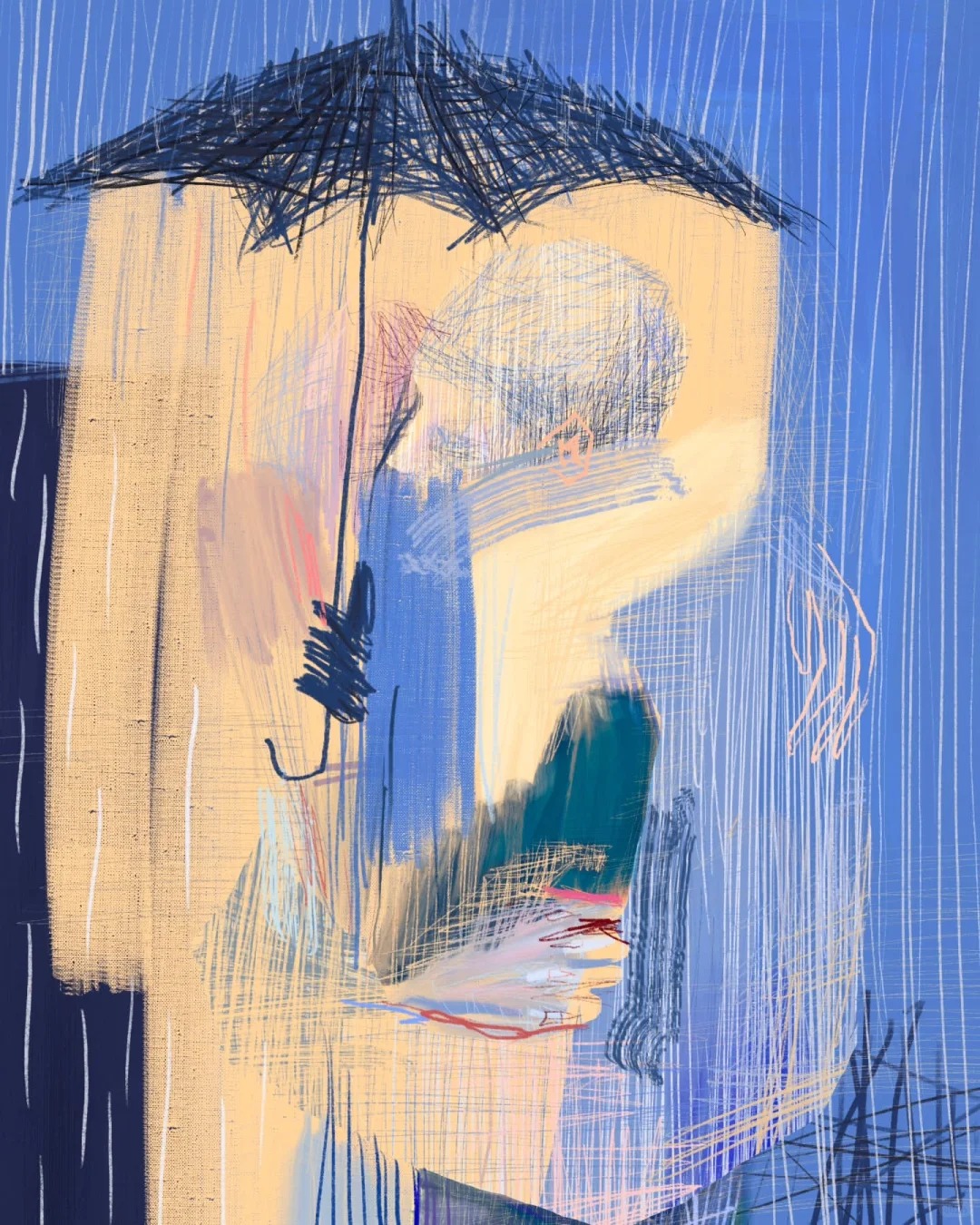 Rainy Night Embrace