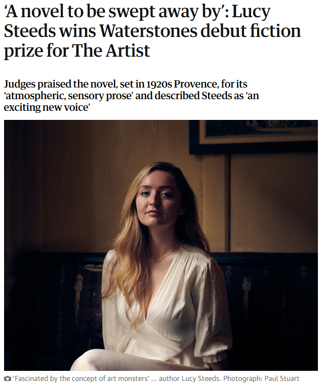 Lucy Steeds snubs 'art monsters' 🎨