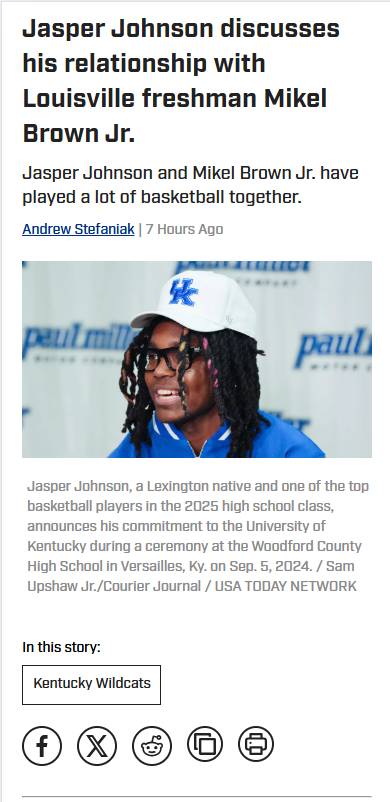 Rivalry heats up: Kentucky vs. Louisville freshmen