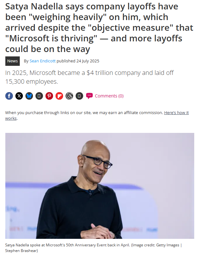 Microsoft’s Layoffs: Why Now?