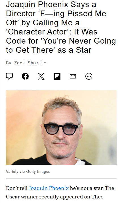 Joaquin Phoenix Claps Back at Director Shade 😤