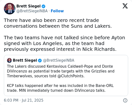 Lakers’ next move: Chasing the perfect wing?