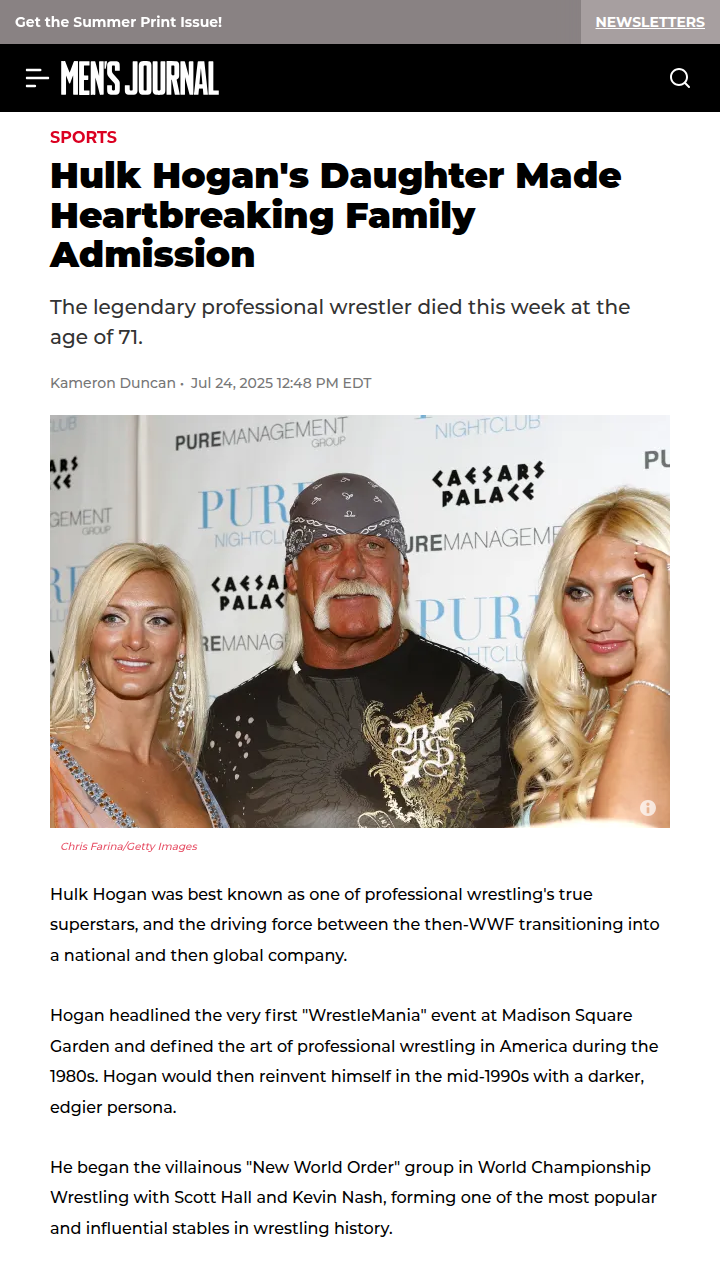 Heartbreak in the Hogan Family Revealed