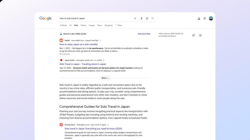 Is Google’s AI Web Guide a Game Changer?