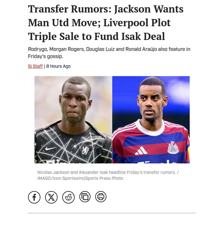 Jackson Eyes Red Devils Switch—Will Blues Budge?