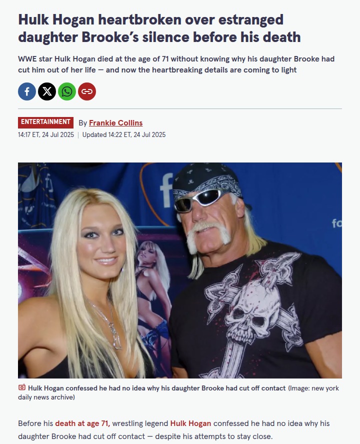 Hulkster’s Family Feud: Brooke’s Silent Split