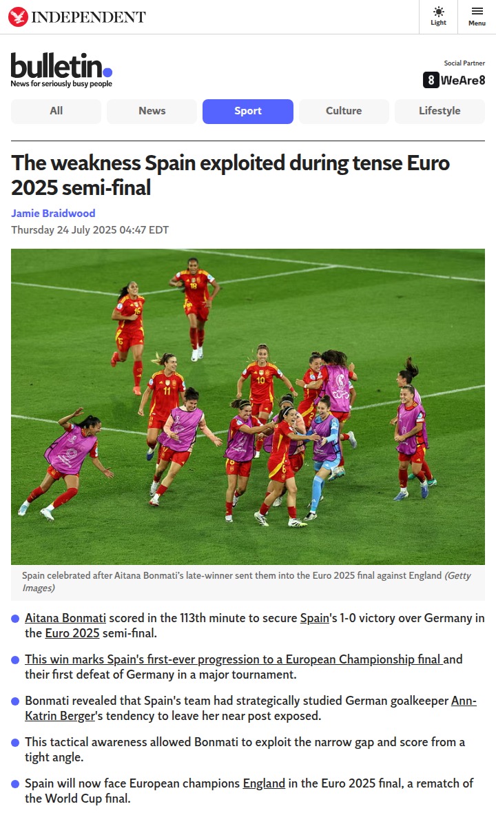 How La Roja Outsmarted Germany’s Wall