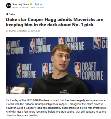 Mavs fans, tonight could change everything