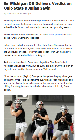 Buckeyes QB battle heats up before the season