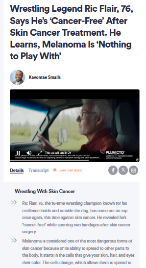 Ric Flair Beats Cancer—Again!