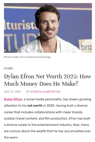 How Dylan Efron Turns Adventure Into Cash