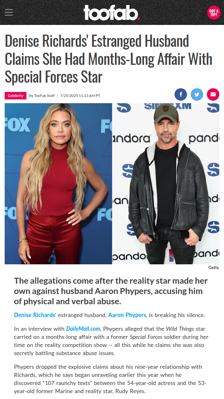 Denise & Aaron: Affair or Smear? 🤔