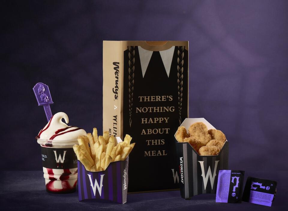 Wednesday x Wendy’s Meal Is SO On Brand 🖤