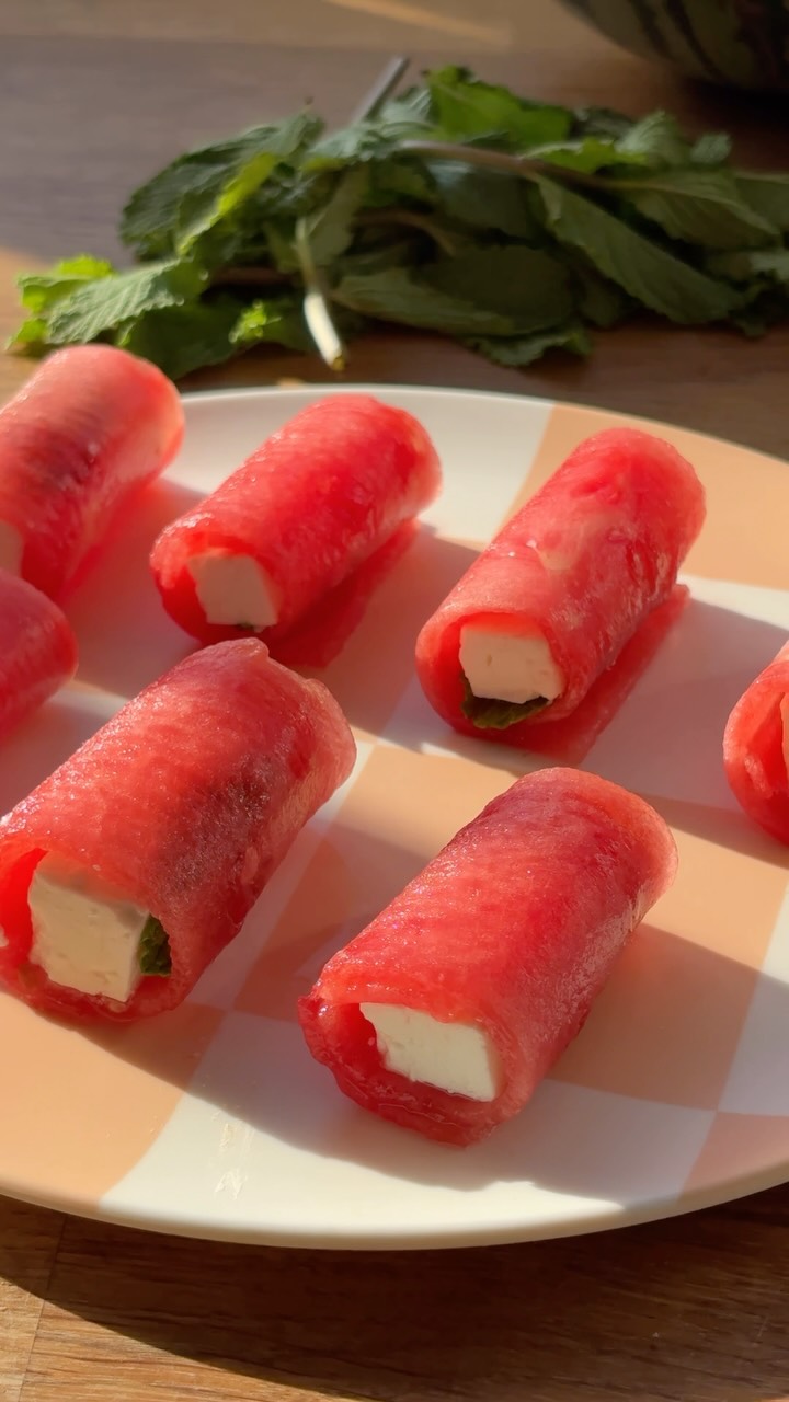 Watermelon Rolls Are the Snack of Summer