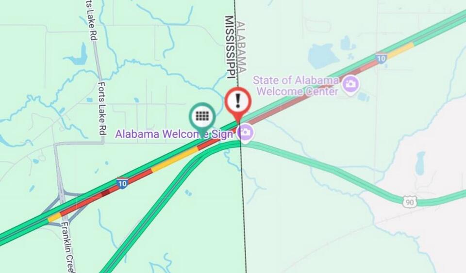 Smooth rides return to South MS after I-10 jams