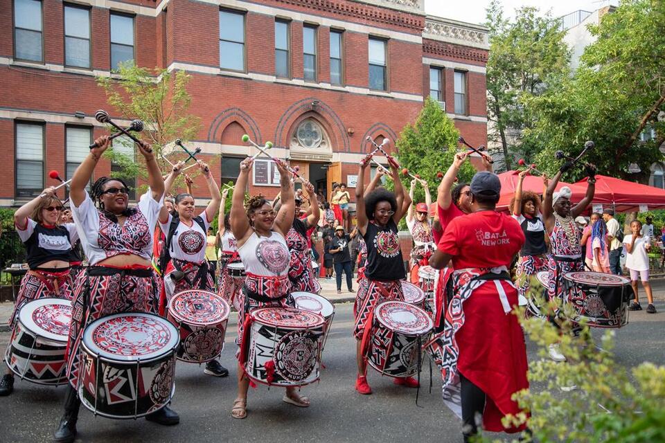Bed Stuy’s streets come alive with art