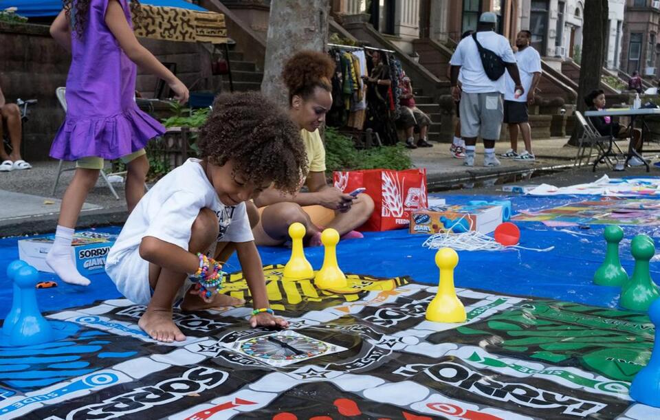 Bed Stuy’s streets come alive with art