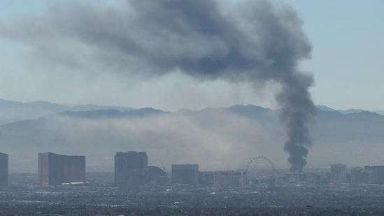 Massive fire near UNLV upends daily routines
