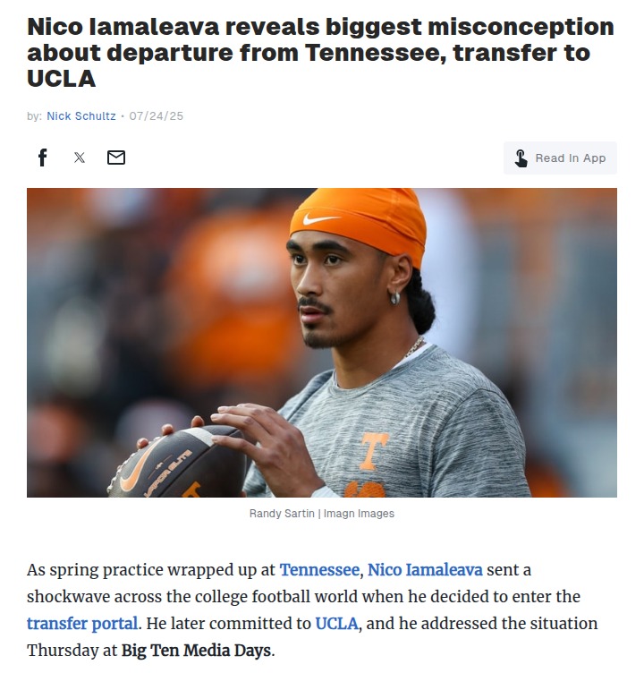 Nico’s True Reason for Leaving Rocky Top
