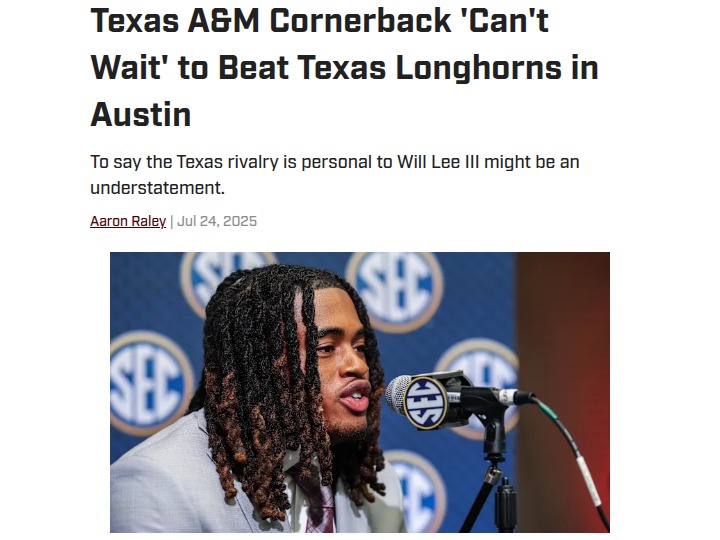 Aggies fired up for Austin revenge match