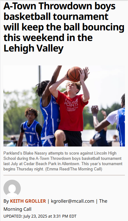 Allentown’s Cedar Beach transforms for hoops and more