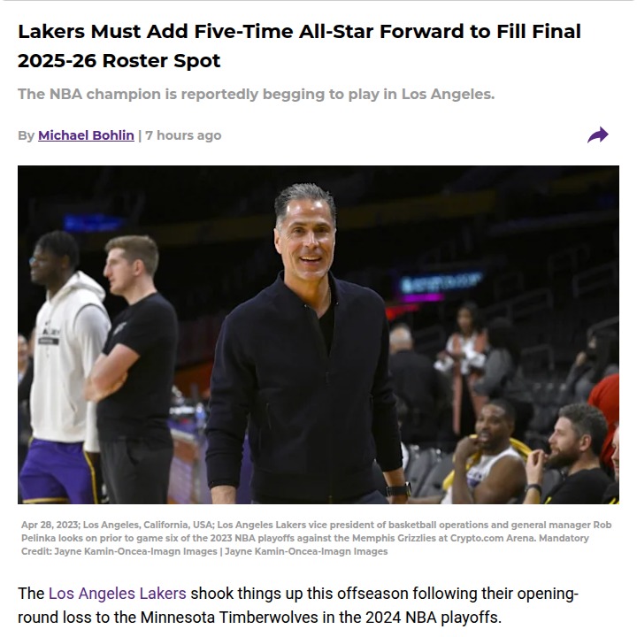 Should the Lakers sign Kevin Love next?