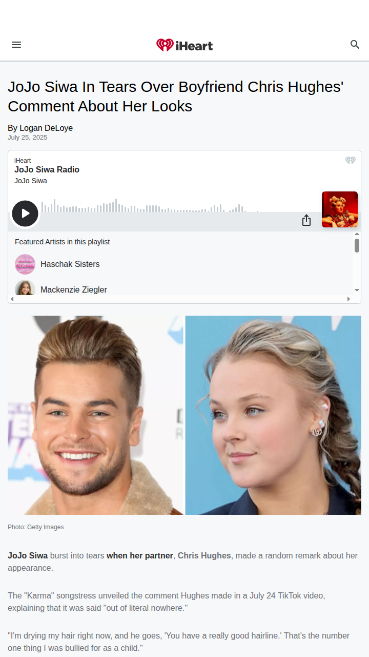 JoJo Siwa’s Hairline Moment 😭