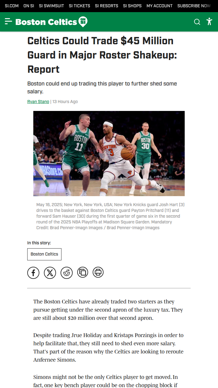 Celtics’ roster shakeup could get even wilder